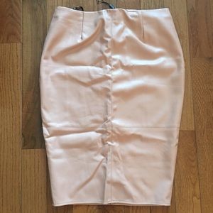 Misguided Vegan Leather pencil skirt